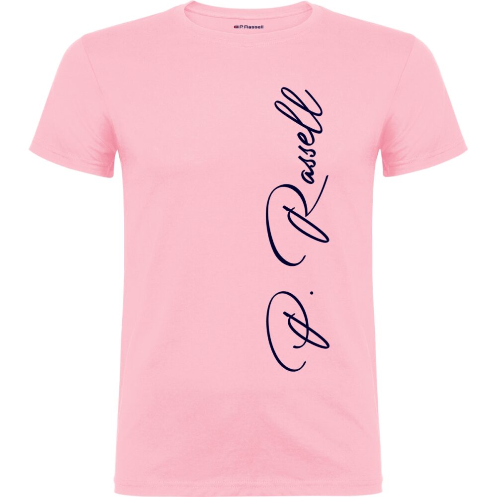 Paull Rassell Elite-T-Shirt-Rosa 510 - Camiseta orgánica - ecoligica para hombre - Camiseta de mangas cortas modernas - camisetas de marcas famosas