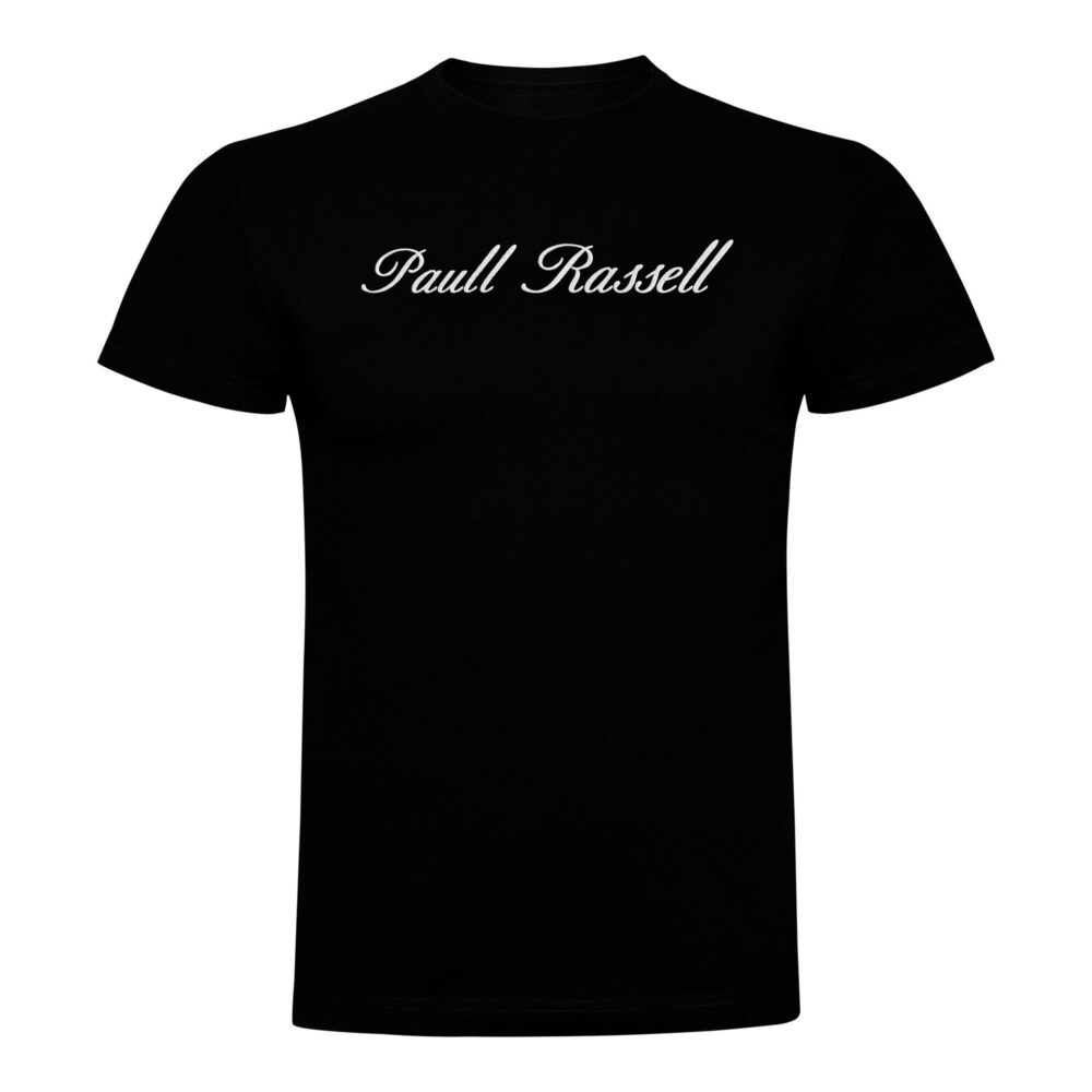 Paull Rassell Elite-T-Shirt 511 Negra - Camiseta Orgánica y ecoligica para hombre - Camiseta 100% algodón de manga corta