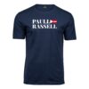 Paull Rassell Elite-T-Shirt-Azul-Marino 560 - Camiseta orgánica - ecoligica para hombre - Camiseta de mangas cortas modernas - camisetas de marcas famosas