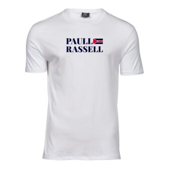 Paull Rassell Elite-T-Shirt-Blanco 560 - Camiseta orgánica - ecoligica para hombre - Camiseta de mangas cortas modernas - camisetas de marcas famosas
