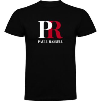 Paull Rassell Élite-T-Shirt-Negra 501 - Camiseta orgánica - ecoligica para hombre - Camiseta de mangas cortas modernas - camisetas de marcas famosas
