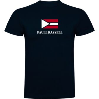 Paull Rassell Elite-T-Shirt-Navy 502 - Camiseta orgánica - ecoligica para hombre - Camiseta de mangas cortas modernas - camisetas de marcas famosas