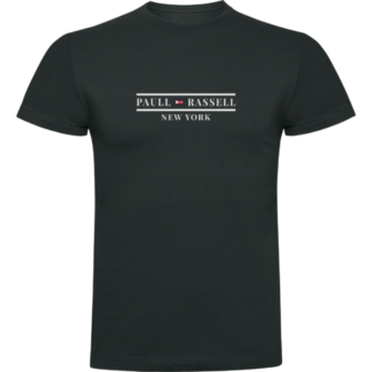 Paull Rassell ELite-T-Shirt 801 Ceniza - Camiseta orgánica - ecoligica para hombre - Camiseta de mangas cortas modernas - camisetas de marcas famosas