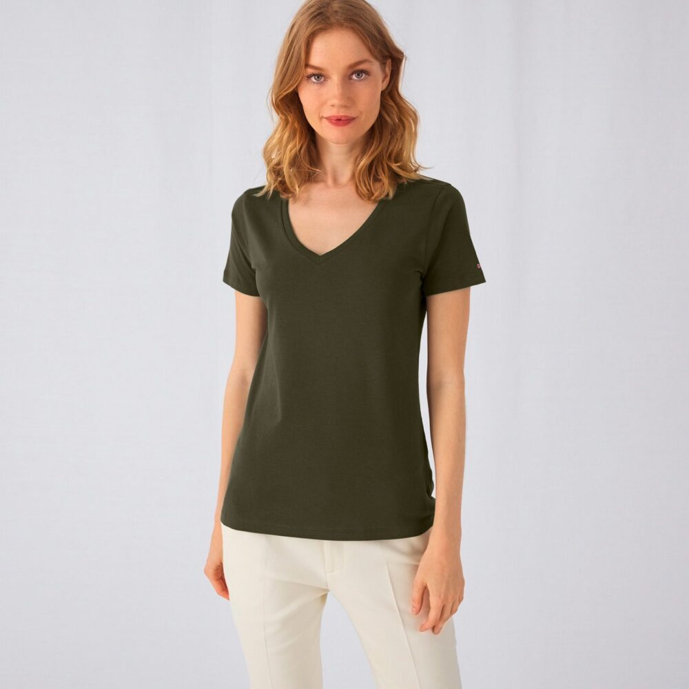 Paull Rassell Elite Organic-T-Shirt 806 - Camiseta-verano para mujer - camiseta orgánica para mujer - camiseta de mangas cortas