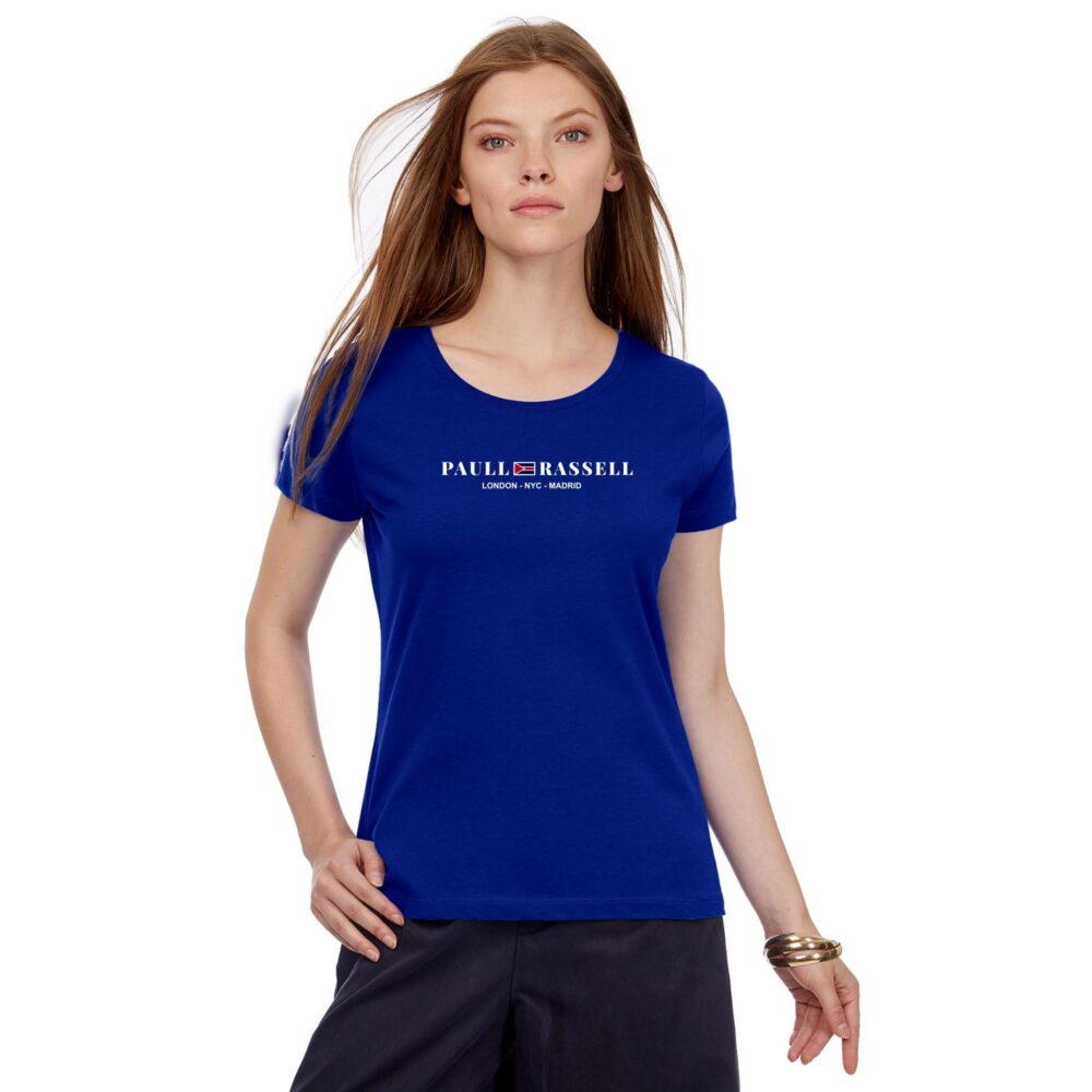Paull Rassell Elite Organic-T-Shirt 807 - Camiseta-verano para mujer - camiseta orgánica para mujer - camiseta de mangas corta